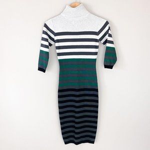 NG The Label Turtle Neck Midi Bodycon Dress XSP